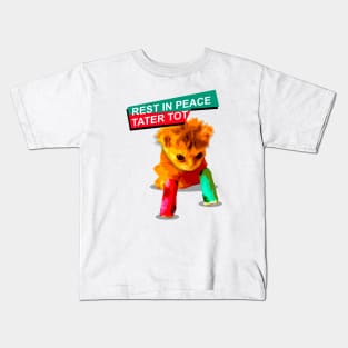 Tater tot cat Kids T-Shirt